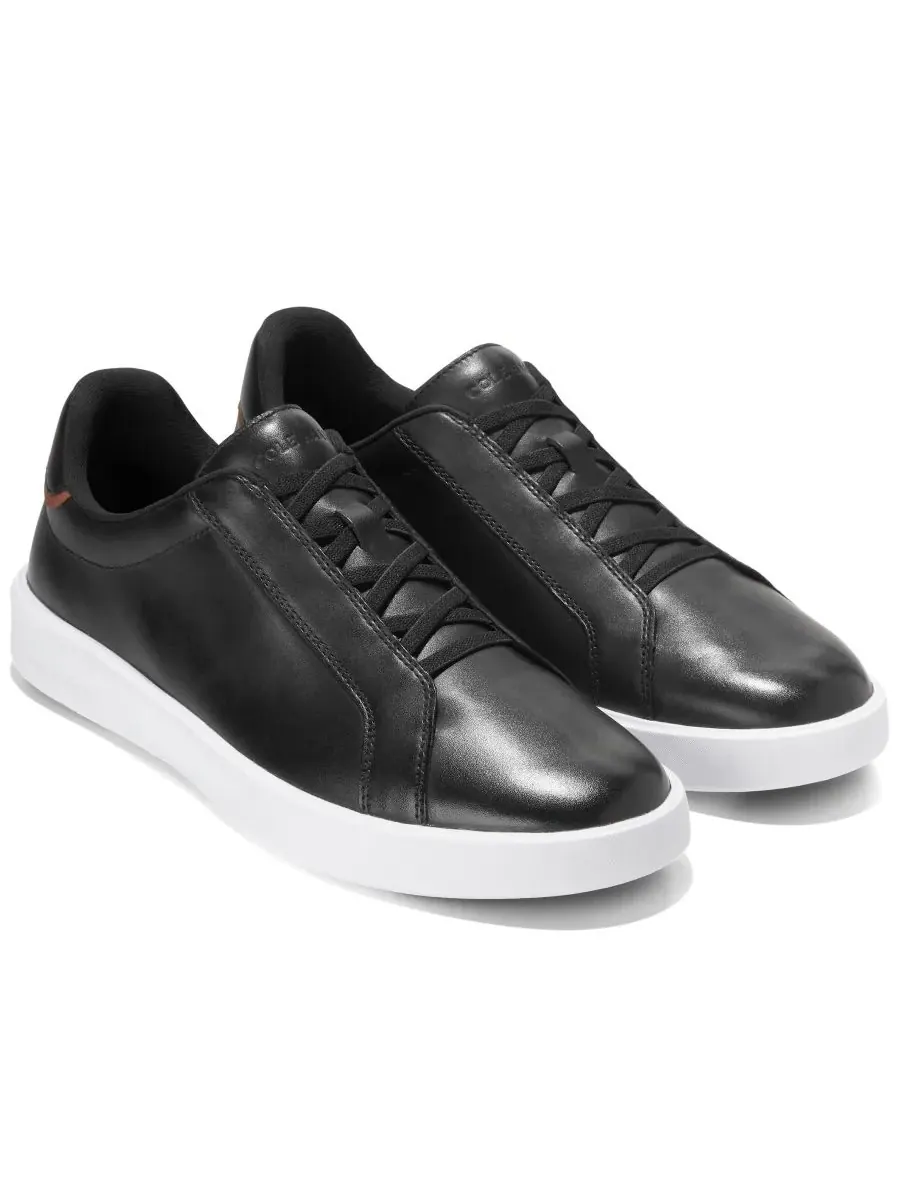 Мужские слипоны Grand Crosscourt Daily на шнуровке Cole Haan — изображение 9 из 10, черный