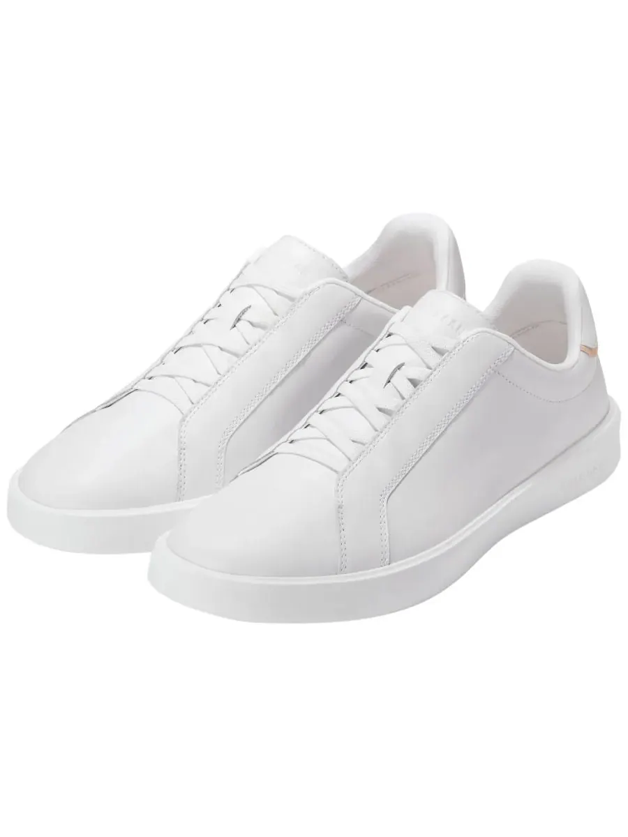 Мужские слипоны Grand Crosscourt Daily на шнуровке Cole Haan — изображение 9 из 10, белый