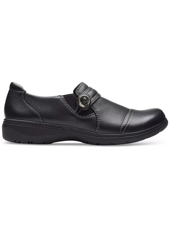 Слипоны женские Clarks Carleigh Pearl — изображение 2 из 9, черный
