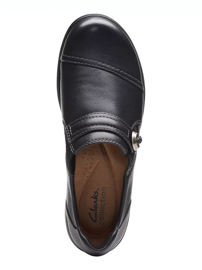 Слипоны женские Clarks Carleigh Pearl — изображение 4 из 9, черный