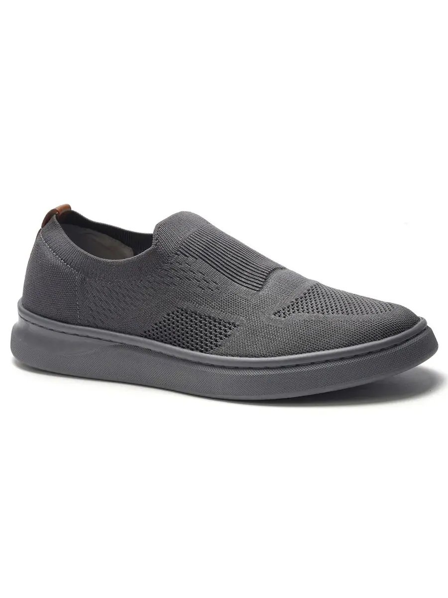 Мужские слипоны Drift Knit A. Veer — изображение 1 из 6, серый