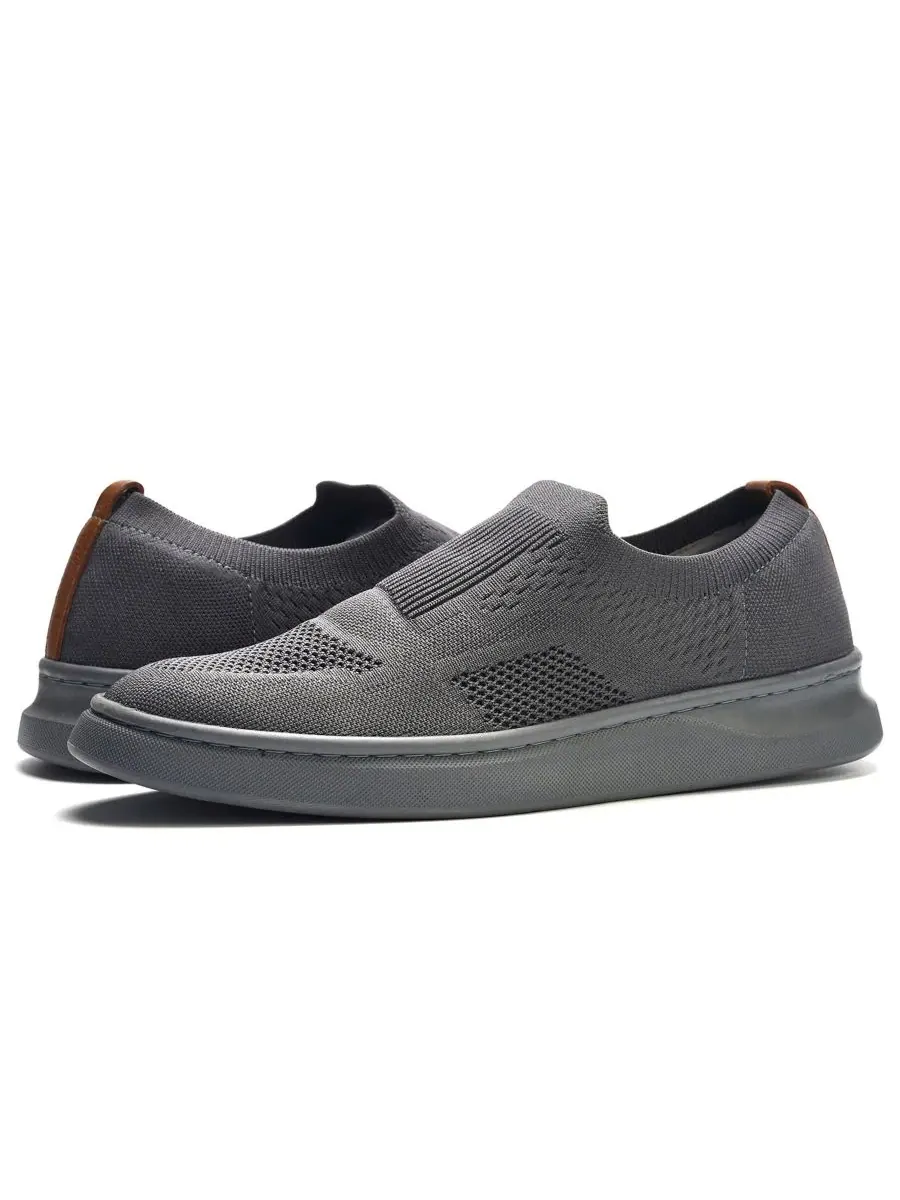 Мужские слипоны Drift Knit A. Veer — изображение 6 из 6, серый