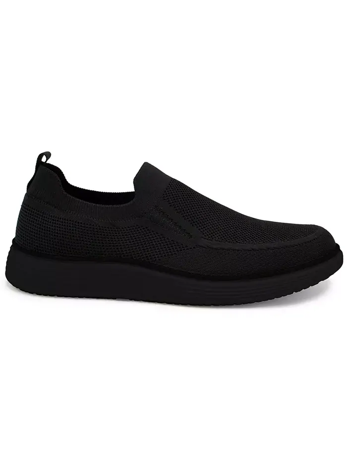 Мужские слипоны Olney из трикотажа Akademiks — изображение 4 из 7, черный/черный
