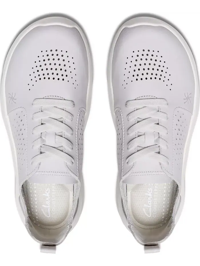 Слипоны женские Clarks Cloud Steppers Solevana Style — изображение 4 из 5, белый