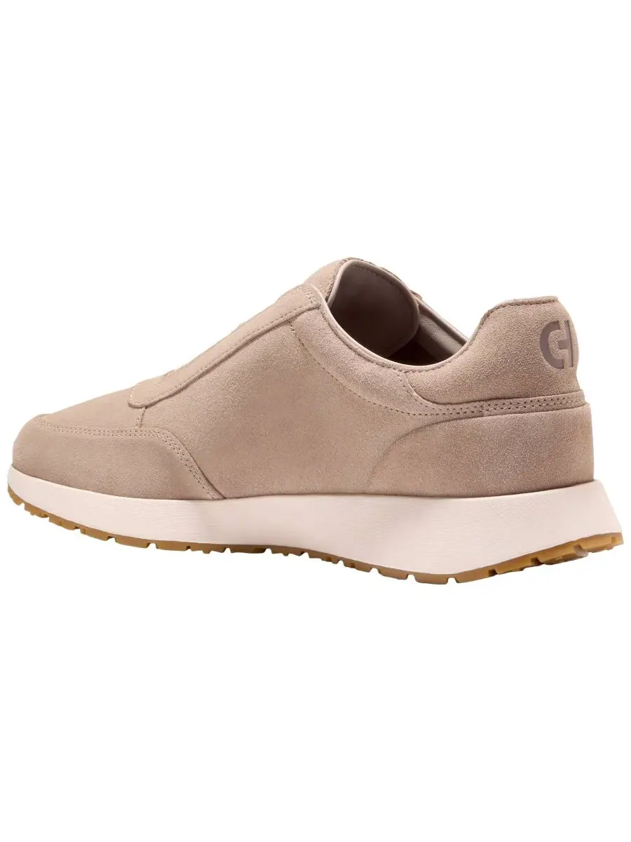 Кроссовки slip-on с перфорацией Grand Pro Luxe Mile Cole Haan, Birch Biege Suede — изображение 5 из 9