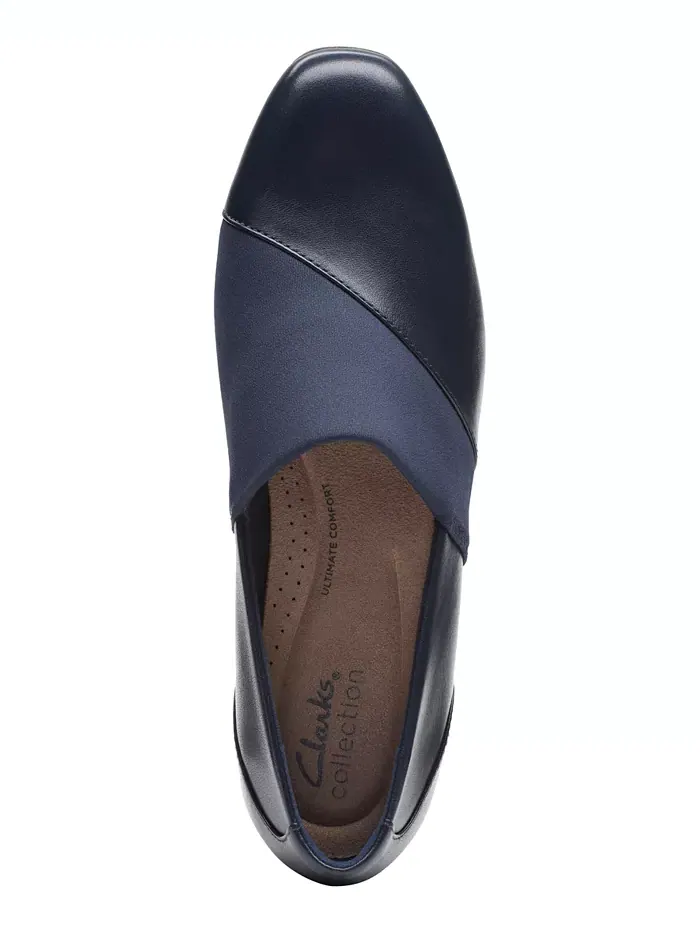 Слипоны женские Clarks Juliet Gem — изображение 4 из 9, темно-синий