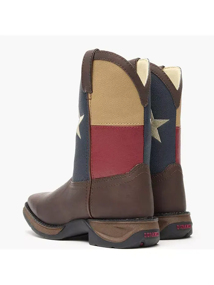 Детские Lil' Rebel от Kids' Texas Flag Western Boot Durango — изображение 4 из 7, коричневый