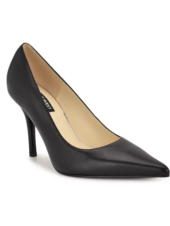 Женские слипоны Gemmha на шпильке Nine West — изображение 1 из 5, черный