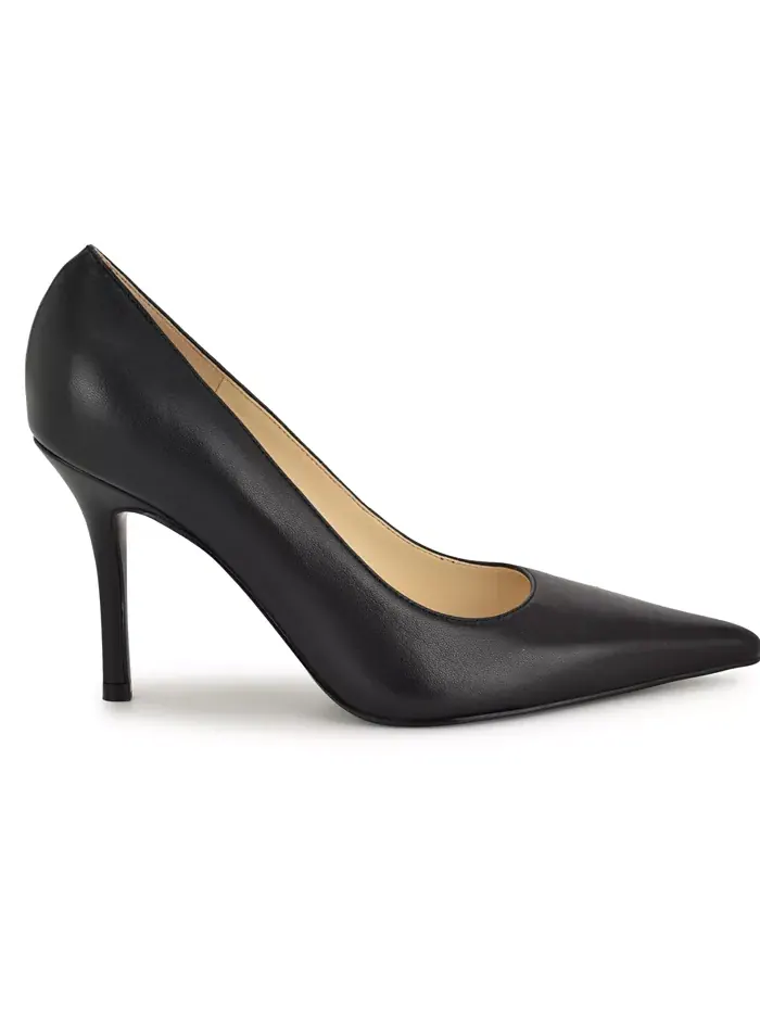 Женские слипоны Gemmha на шпильке Nine West — изображение 2 из 5, черный