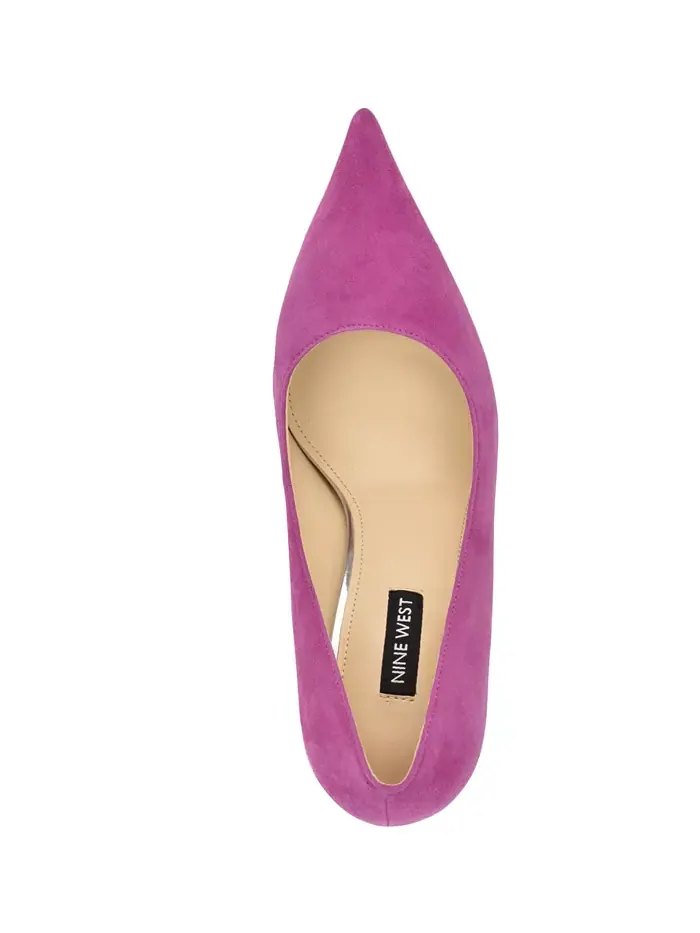 Женские слипоны Gemmha на шпильке Nine West — изображение 4 из 5, темный розовый