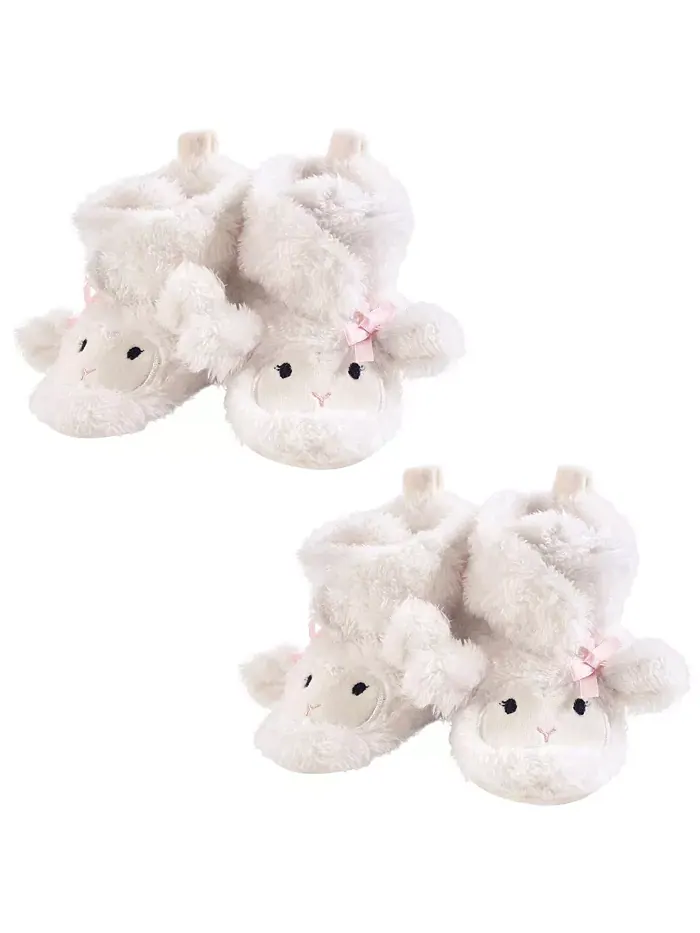 Детские пуш-апы Hudson Cozy Fleece и искусственная овчина Ботиночки Lamb 2-Piece, 0-6 месяцев — изображение 1 из 2