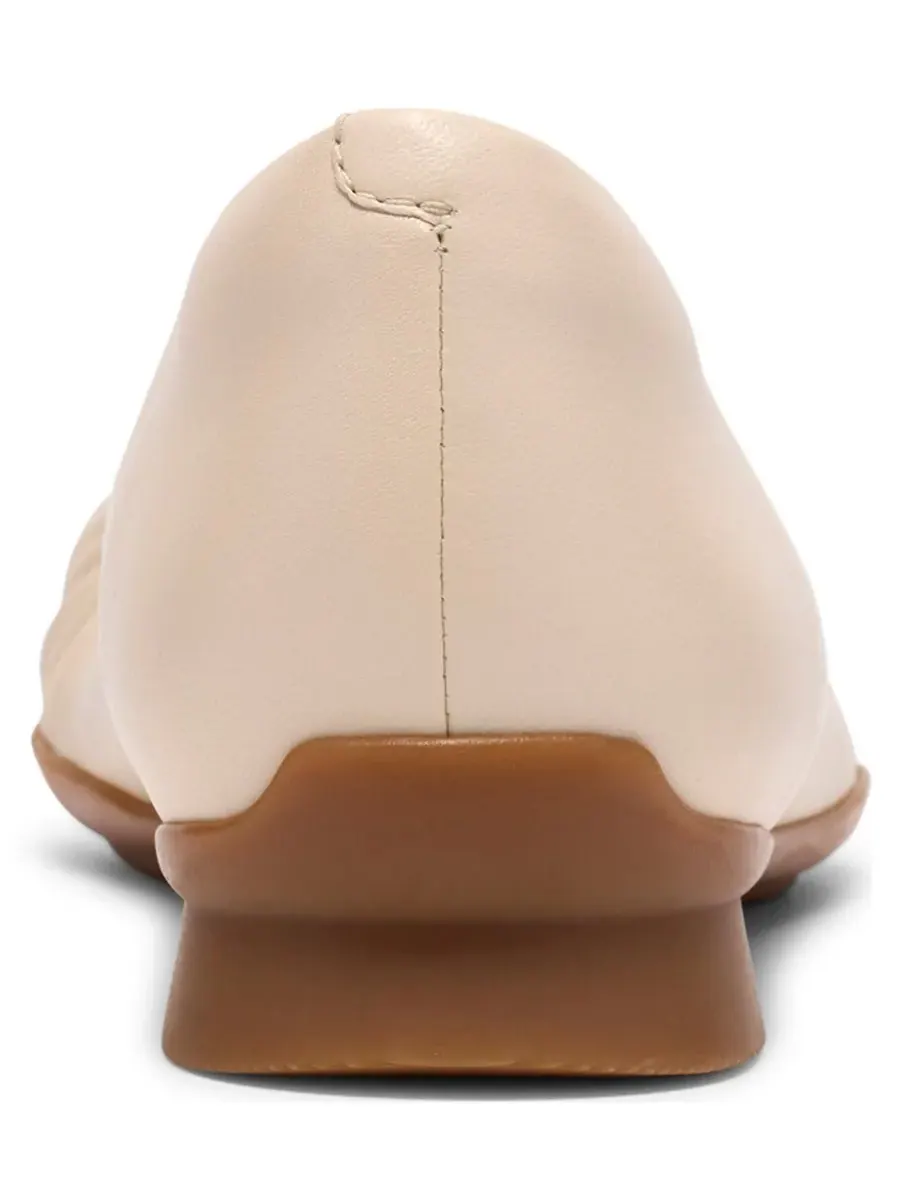 Слипоны женские Lo Clarks Jazmynn, кремовые, кожа — изображение 3 из 6, кремовый