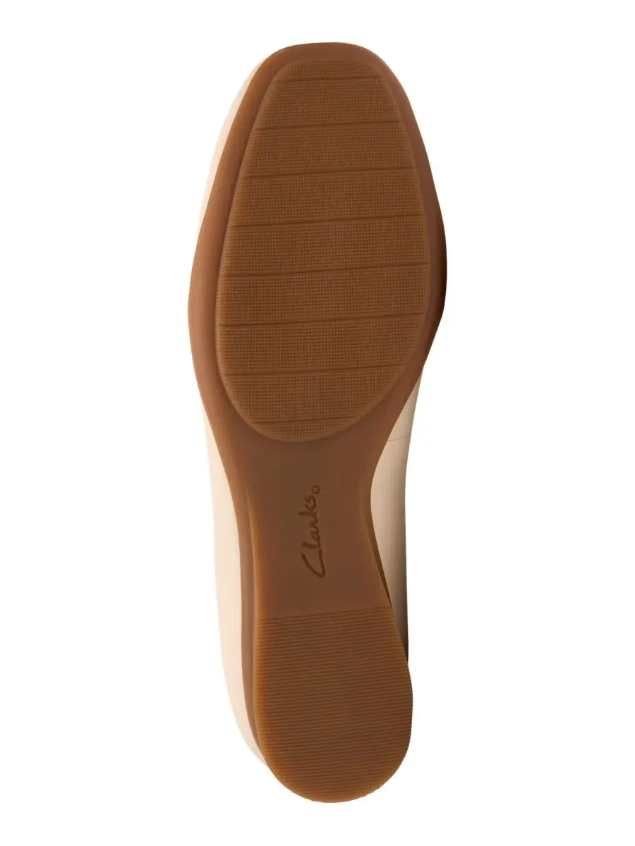 Слипоны женские Lo Clarks Jazmynn, кремовые, кожа — изображение 5 из 6, кремовый