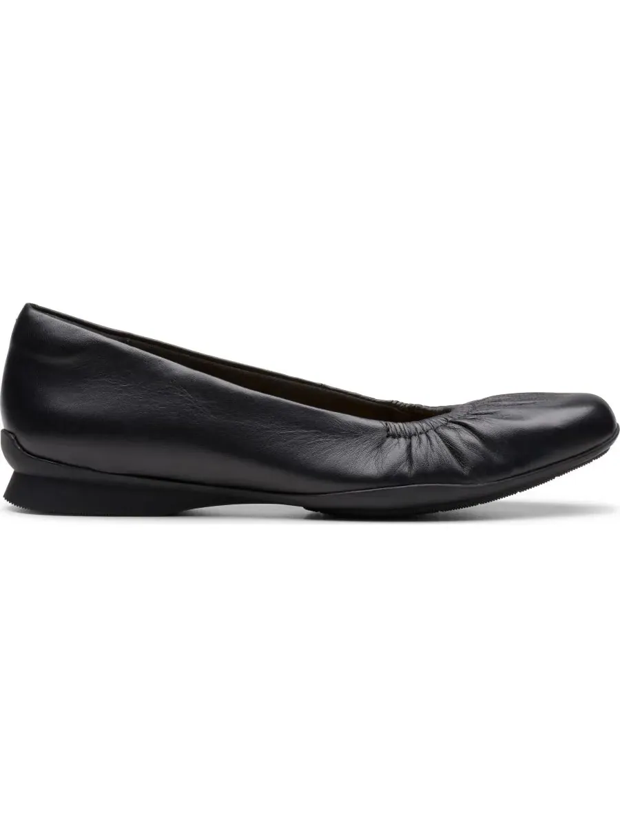 Слипоны женские Lo Clarks Jazmynn, кожаные — изображение 2 из 5, черный