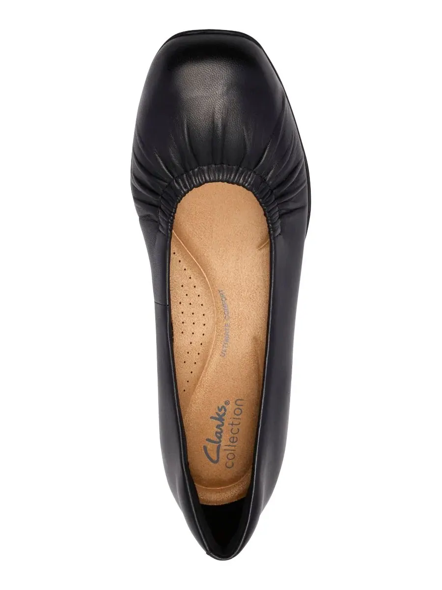 Слипоны женские Lo Clarks Jazmynn, кожаные — изображение 4 из 5, черный