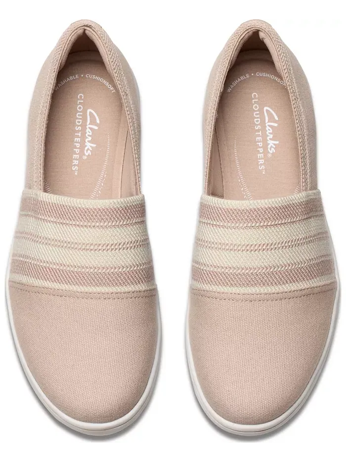 Слипоны женские Clarks Cloudsteppers Breeze Sky Mist — изображение 6 из 8, песочный