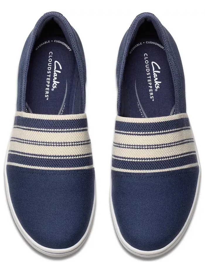 Слипоны женские Clarks Cloudsteppers Breeze Sky Mist — изображение 7 из 8, темно-синий