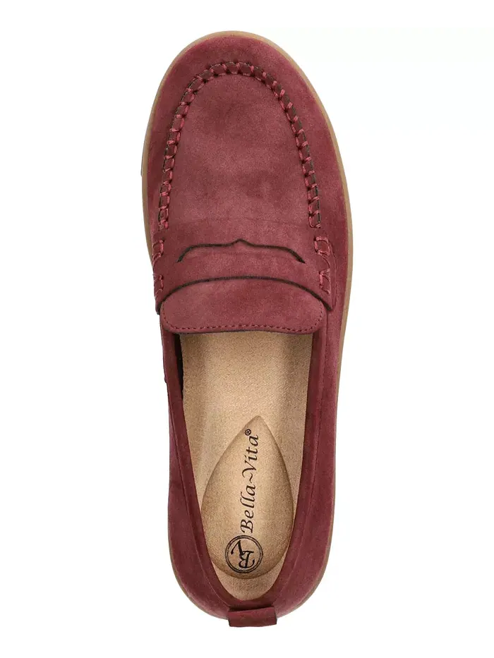 Женские удобные слипоны Bo Comfort Bella Vita — изображение 4 из 7, бордовый