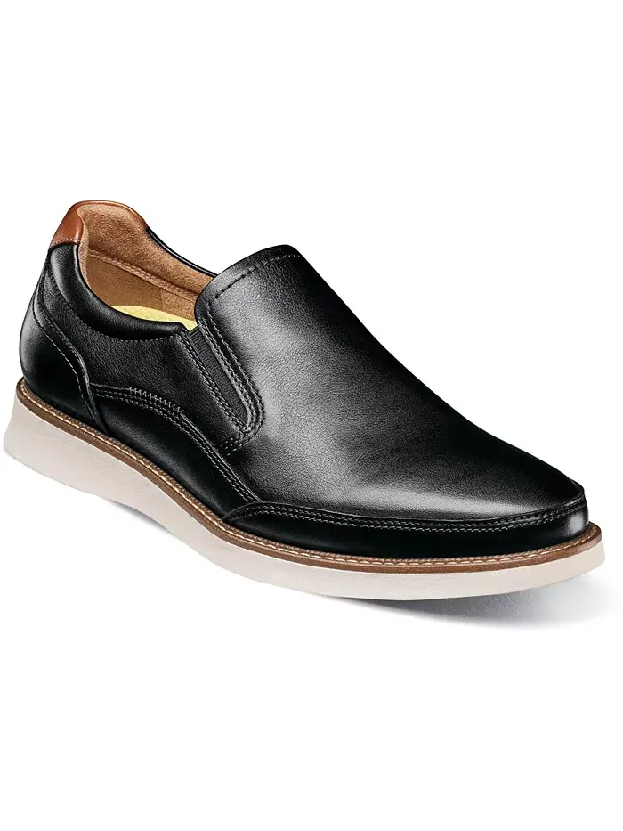 Мужские слипоны Launch Moc Toe Florsheim — изображение 1 из 7, черный мульти