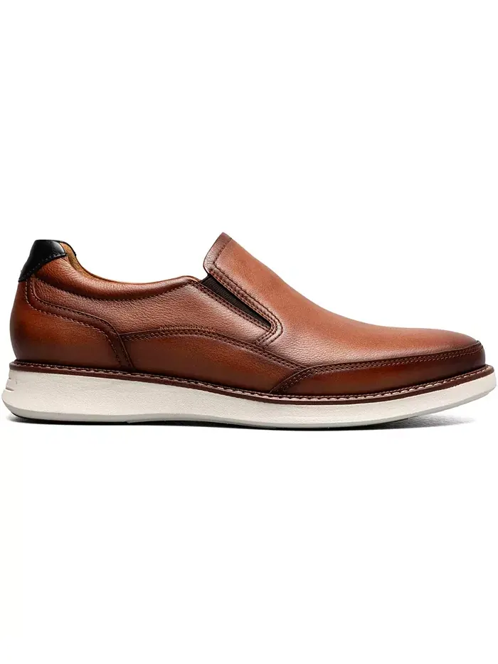Мужские слипоны Launch Moc Toe Florsheim — изображение 3 из 7, коньячный мульти