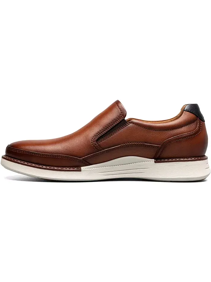 Мужские слипоны Launch Moc Toe Florsheim — изображение 5 из 7, коньячный мульти