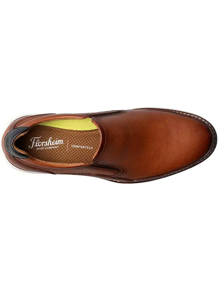 Мужские слипоны Launch Moc Toe Florsheim — изображение 6 из 7, коньячный мульти