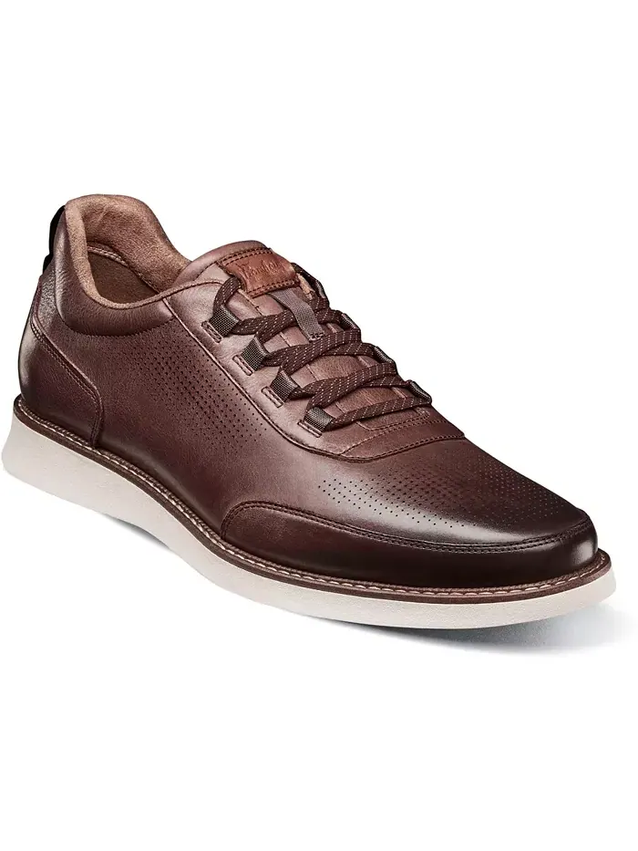Мужские слипоны Launch Elastic Lace Florsheim — изображение 1 из 8, коричневый