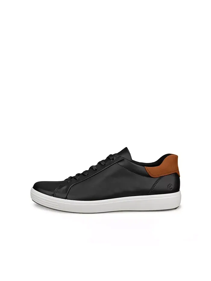 Мужские слипоны Easy Slip Tie Ecco — изображение 3 из 6, черный коньячный