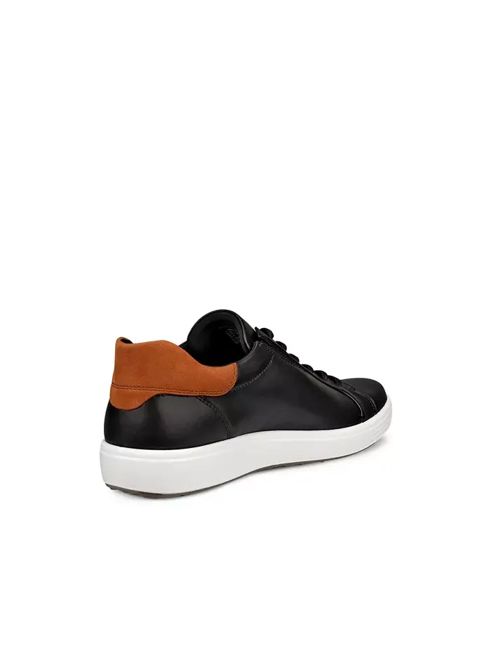 Мужские слипоны Easy Slip Tie Ecco — изображение 5 из 6, черный коньячный