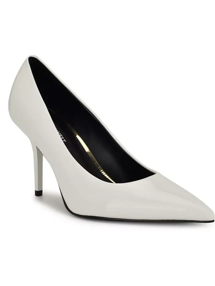 Женские слипоны на шпильке Princesa Nine West — изображение 1 из 5, белый