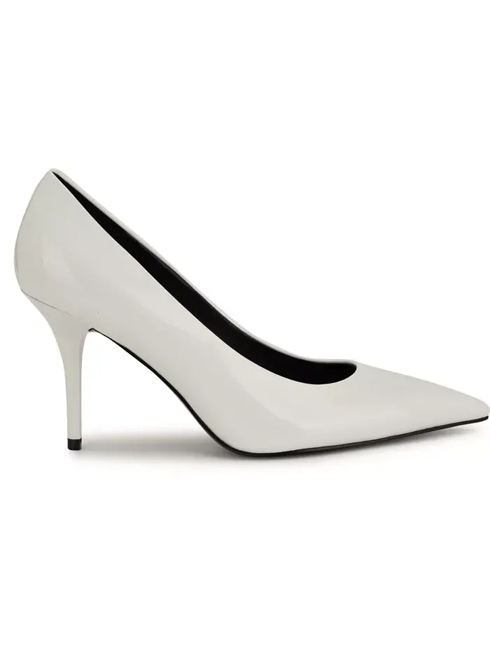 Женские слипоны на шпильке Princesa Nine West — изображение 2 из 5, белый