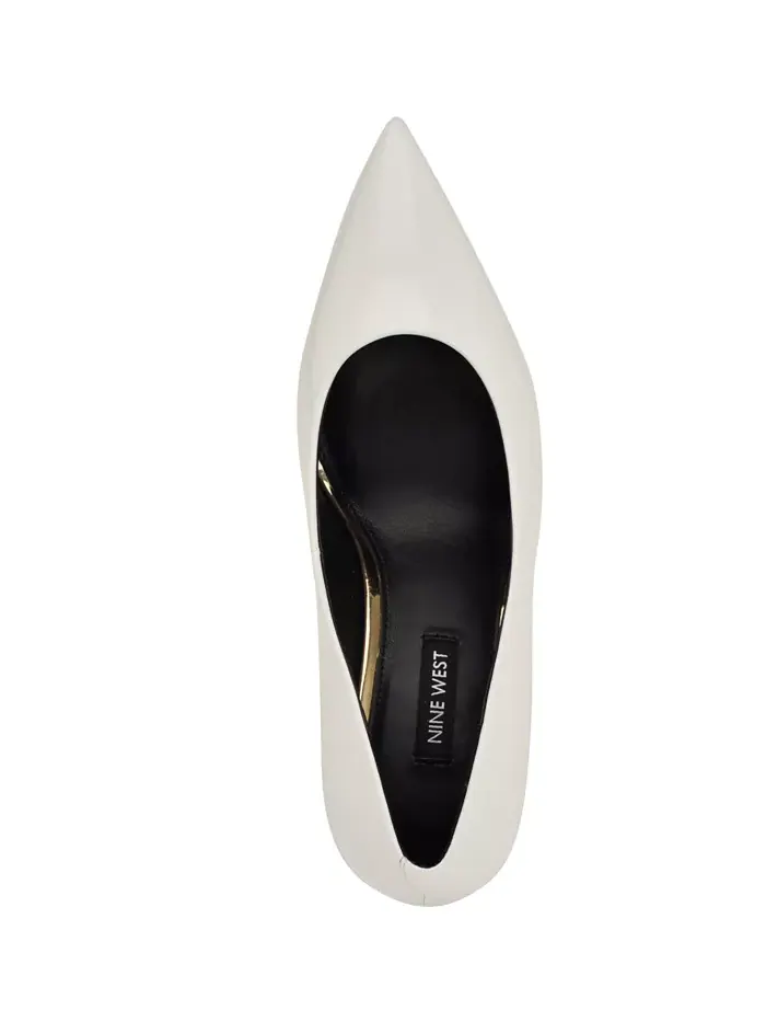 Женские слипоны на шпильке Princesa Nine West — изображение 4 из 5, белый