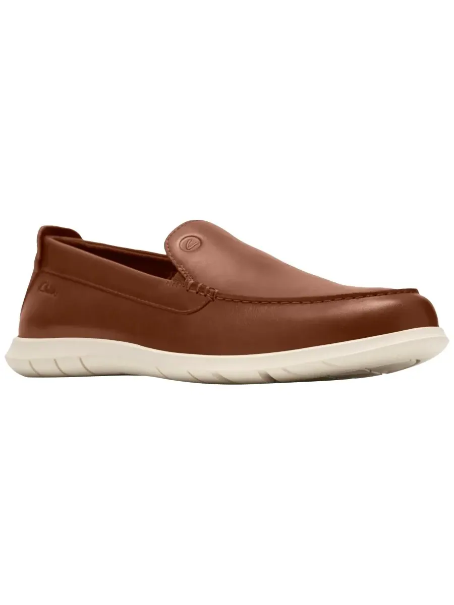Слипоны мужские Clarks Flexway Step Shoes, кожаные