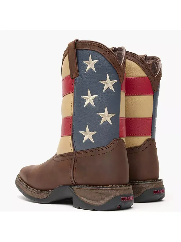 Детские Lil' Rebel от Kids' Patriotic Western Boot Durango — изображение 4 из 7, коричневый