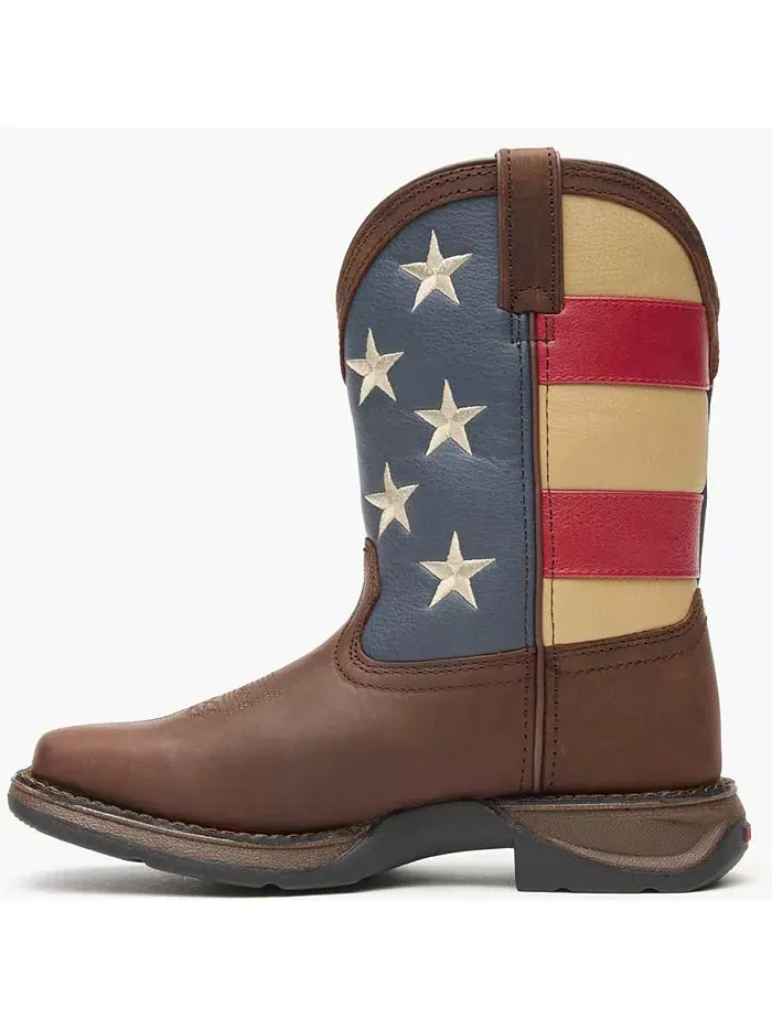 Детские Lil' Rebel от Kids' Patriotic Western Boot Durango — изображение 5 из 7, коричневый