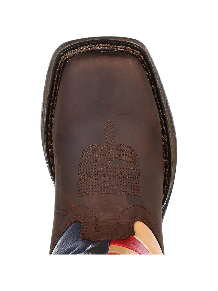Детские Lil' Rebel от Kids' Patriotic Western Boot Durango — изображение 6 из 7, коричневый
