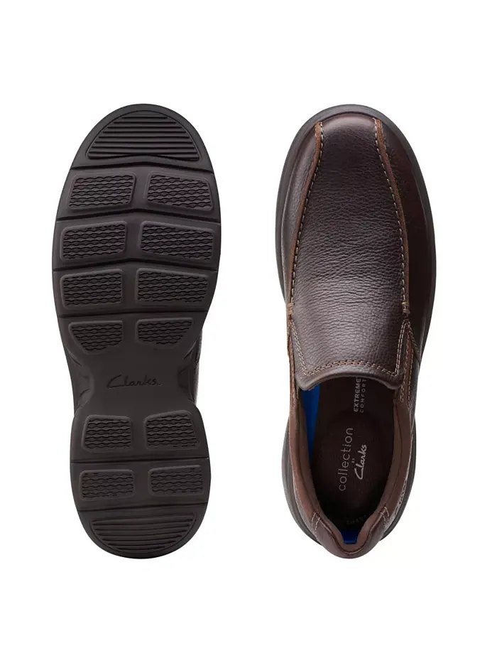 Слипоны мужские Clarks Bradley Step — изображение 5 из 8, коричневый
