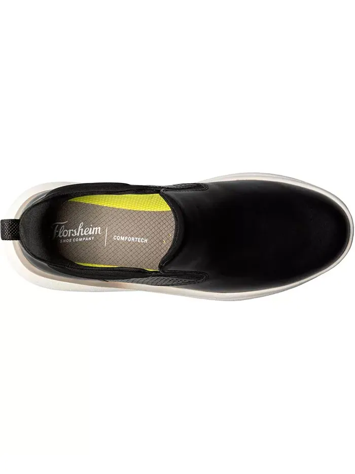 Мужские слипоны Fleet Plain Toe Florsheim — изображение 6 из 7, черный