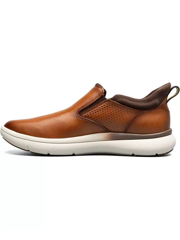 Мужские слипоны Fleet Plain Toe Florsheim — изображение 5 из 7, коричневый