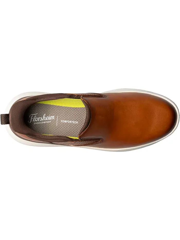 Мужские слипоны Fleet Plain Toe Florsheim — изображение 7 из 7, коричневый