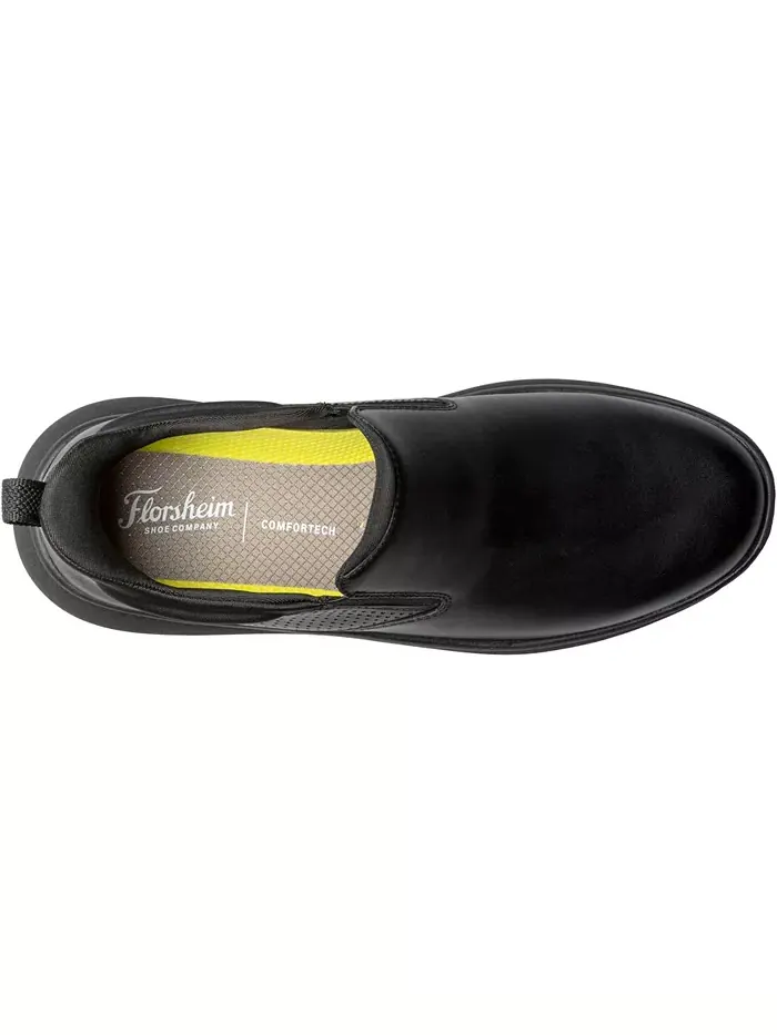 Мужские слипоны Fleet Plain Toe Florsheim — изображение 6 из 7, черный