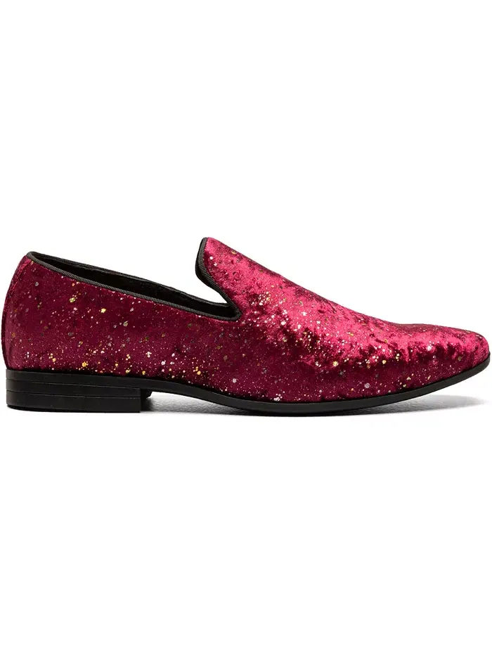 Мужские слипоны Stellar Plain Toe Stacy Adams — изображение 2 из 7, бордовый
