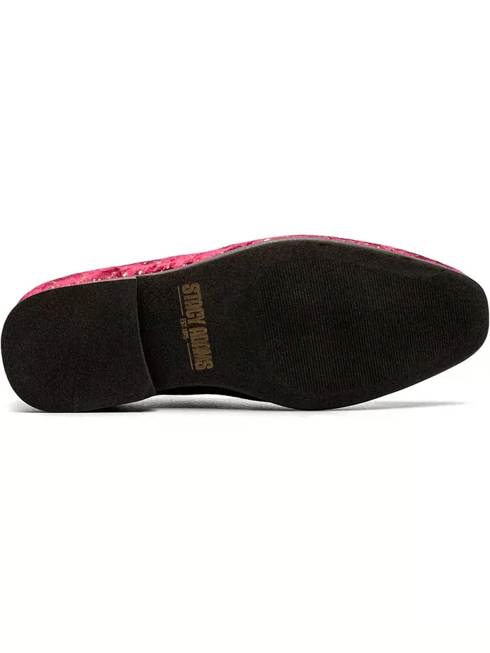 Мужские слипоны Stellar Plain Toe Stacy Adams — изображение 5 из 7, бордовый