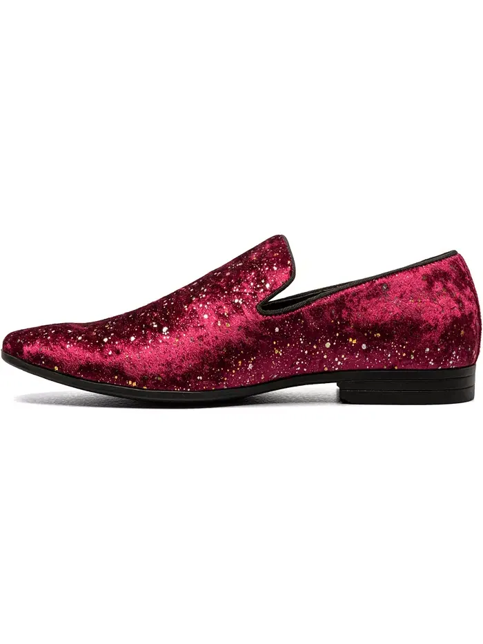 Мужские слипоны Stellar Plain Toe Stacy Adams — изображение 6 из 7, бордовый