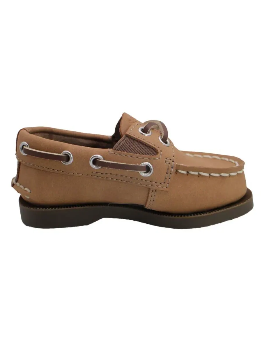 Туфли-лодочки Sperry Toddler Authentic Original Boat Shoes, Chestnut Leather — изображение 2 из 7