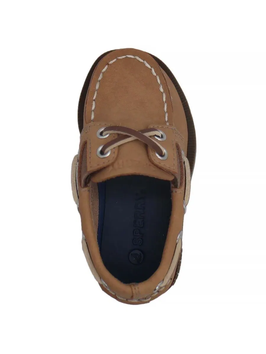 Туфли-лодочки Sperry Toddler Authentic Original Boat Shoes, Chestnut Leather — изображение 4 из 7