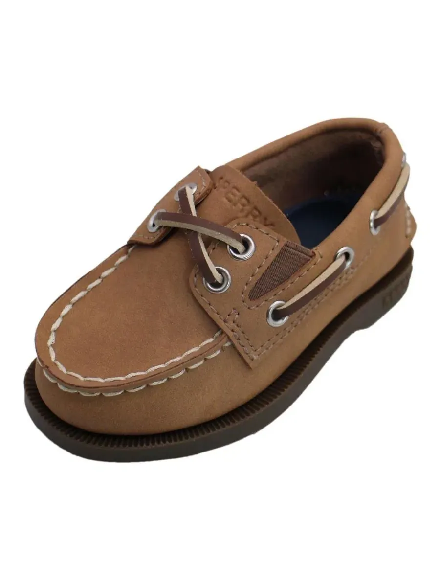 Туфли-лодочки Sperry Toddler Authentic Original Boat Shoes, Chestnut Leather — изображение 5 из 7