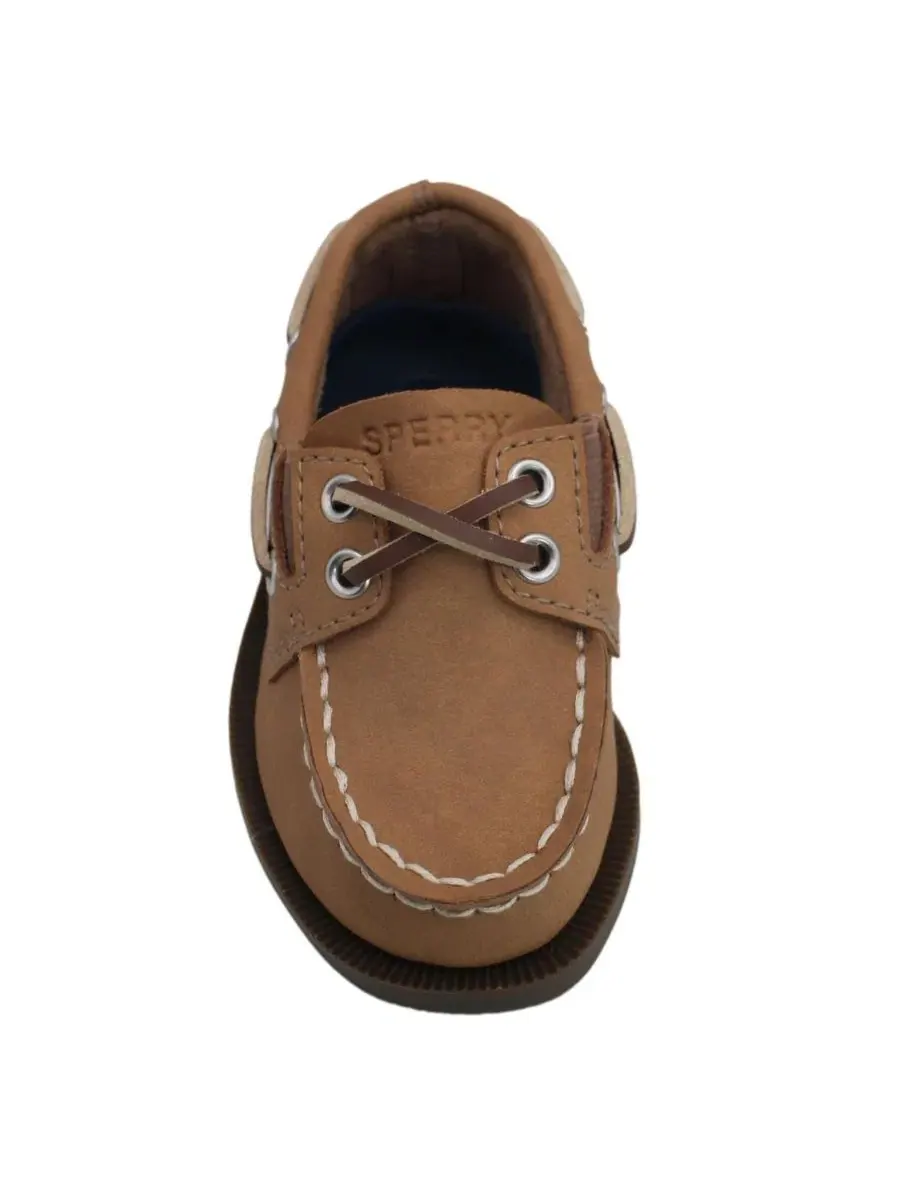 Туфли-лодочки Sperry Toddler Authentic Original Boat Shoes, Chestnut Leather — изображение 6 из 7