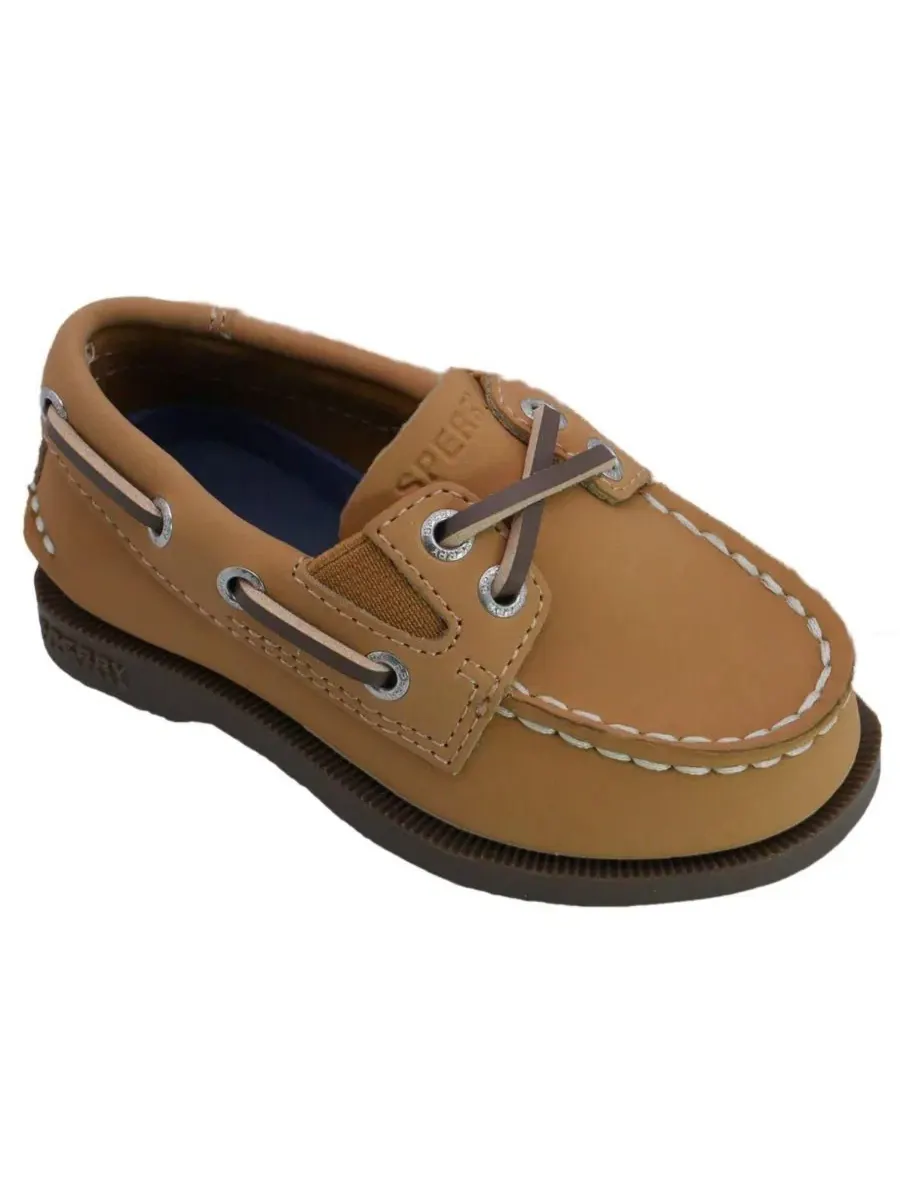 Ботинки-лодочки из натуральной кожи, с эластичной вставкой Sperry, Sahara Leather — изображение 1 из 7