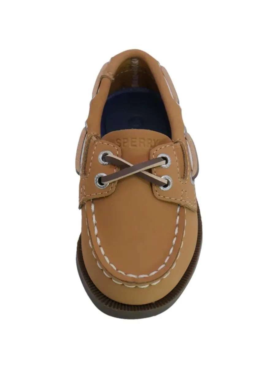 Ботинки-лодочки из натуральной кожи, с эластичной вставкой Sperry, Sahara Leather — изображение 5 из 7